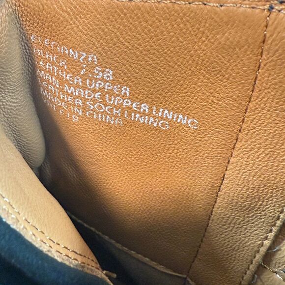 Earthies | Eleganza | Black Silky Leather Witchy Goth Booties | Sz 7.5B - Picture 2 of 8